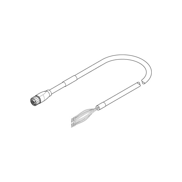 Motor Cable NEBM-M16G8-E-15-Q7-LE8-1